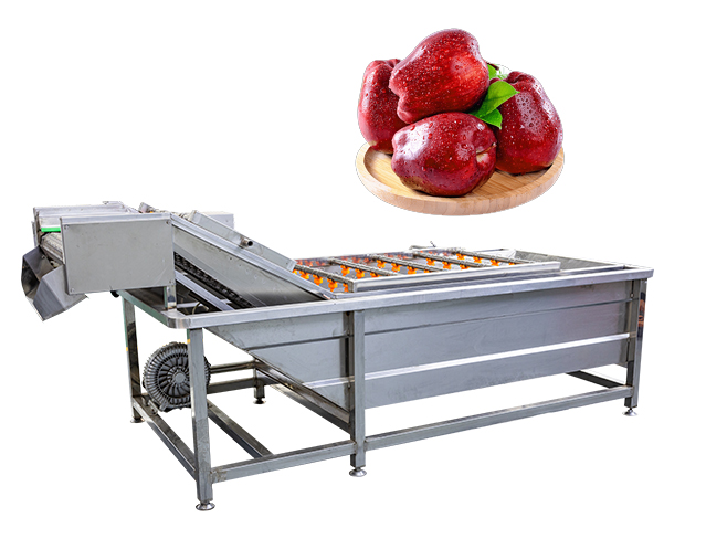 Industrial apple cleaning machine factory price
