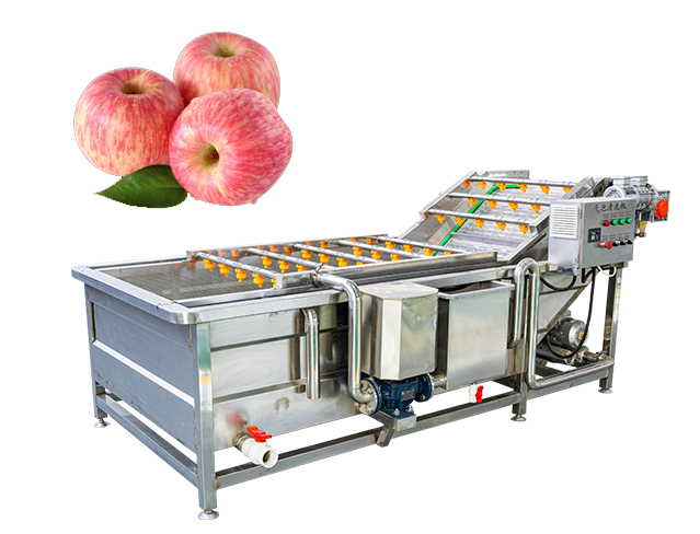 Industrial apple cleaning machine factory price