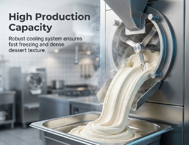 Commercial Vertical Making Hard Ice Cream Machine
