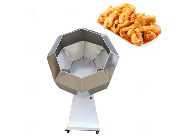 Rotary potato chips seasoning mixing machine