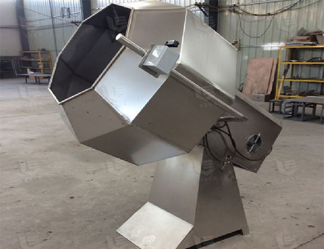 Rotary potato chips seasoning mixing machine
