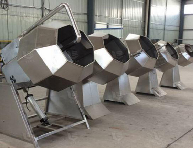 Rotary potato chips seasoning mixing machine