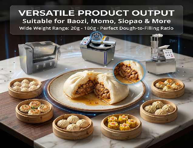 Baozi Processing Production Line for Food Factory