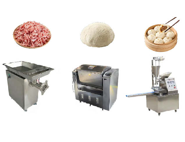 Commercial Chinese steamed bun processing production line